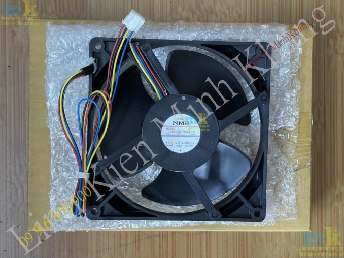 ( SP1476 ) Quạt Tủ Lạnh 4 Dây ( Đỏ Đen Vàng Xanh ) Kích Thước 12,5Cm